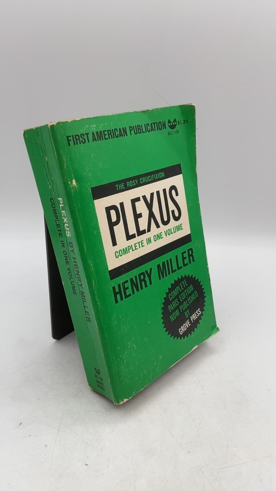 Plexus by Henry Miller - front cover