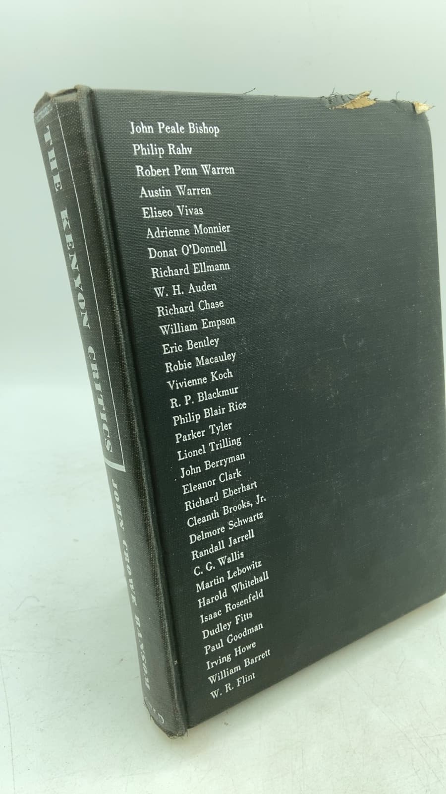 The Kenyon Critics by John Crowe Ransom - front cover