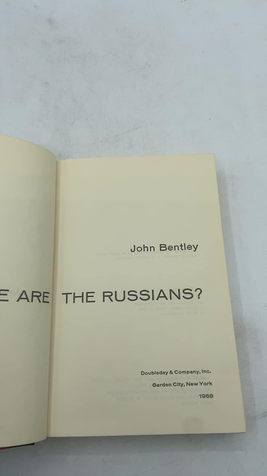 Where ARE THE Russians? by John Bentley - title page