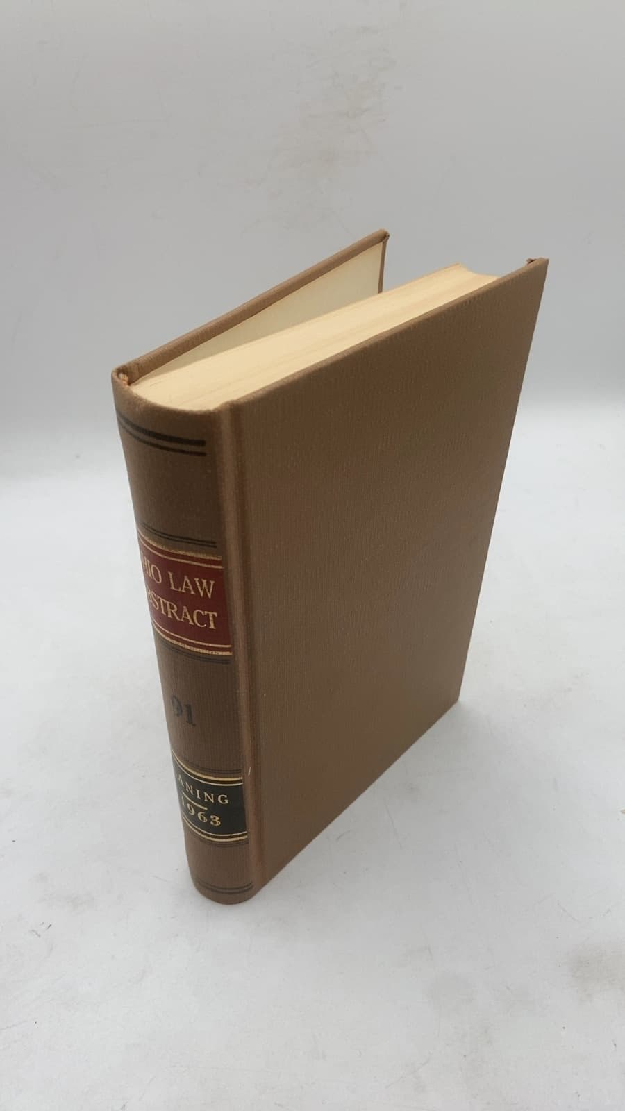 THE Ohio LAW Abstract Volume 91 by Sheldon R. Laning, Editor - front cover