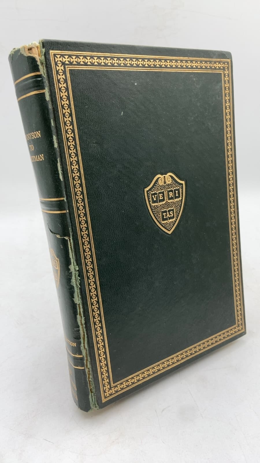 English Poetry in Three Volumes Volume III From Tennyson to Whitman by Edited by Charles W. Eliot, LL.D. - front cover