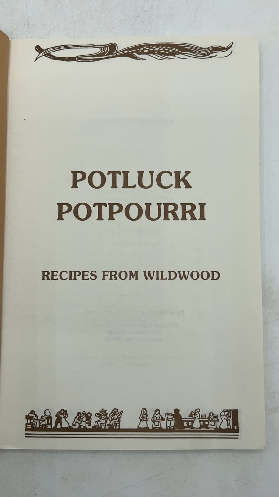 Potluck Potpourri: Recipes from Wildwood - title page