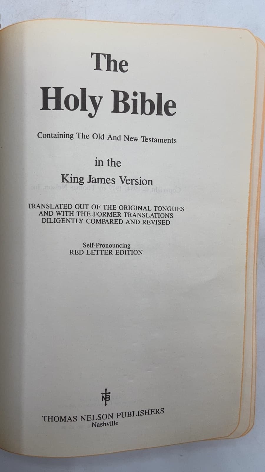 The Holy Bible - title page