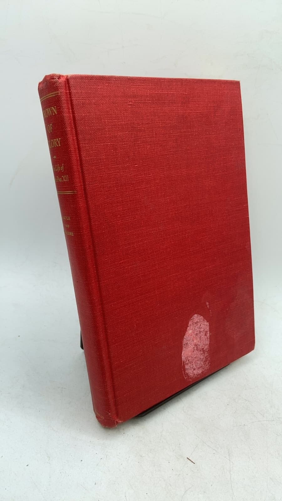 Crown of Glory: The Life of Pope Pius XII by Alden Hatch and Seamus Walshe - front cover