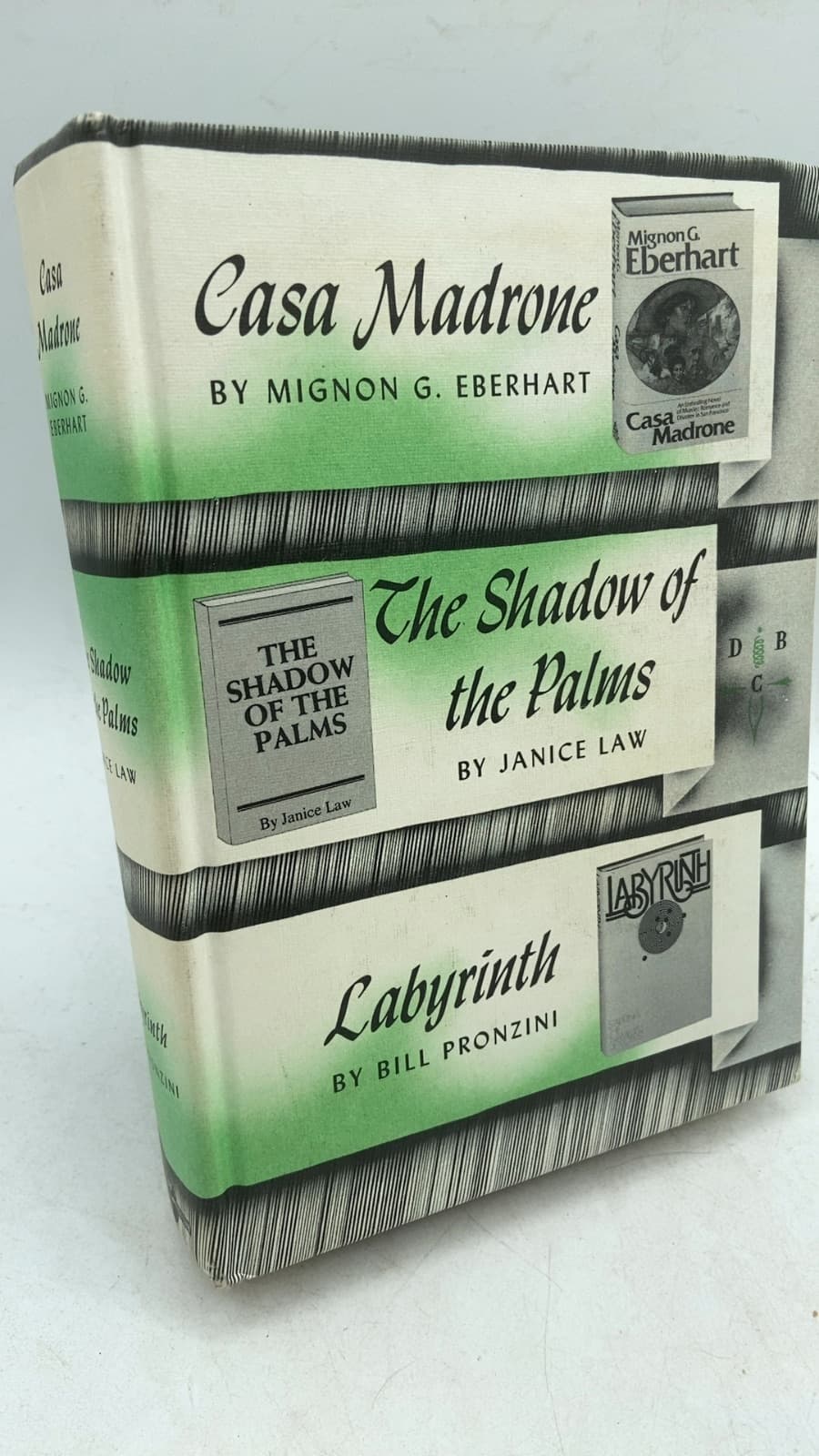 Casa Madrone / The Shadow of the Palms / Labyrinth by Mignon G. Eberhart / Janice Law / Bill Pronzini - front cover
