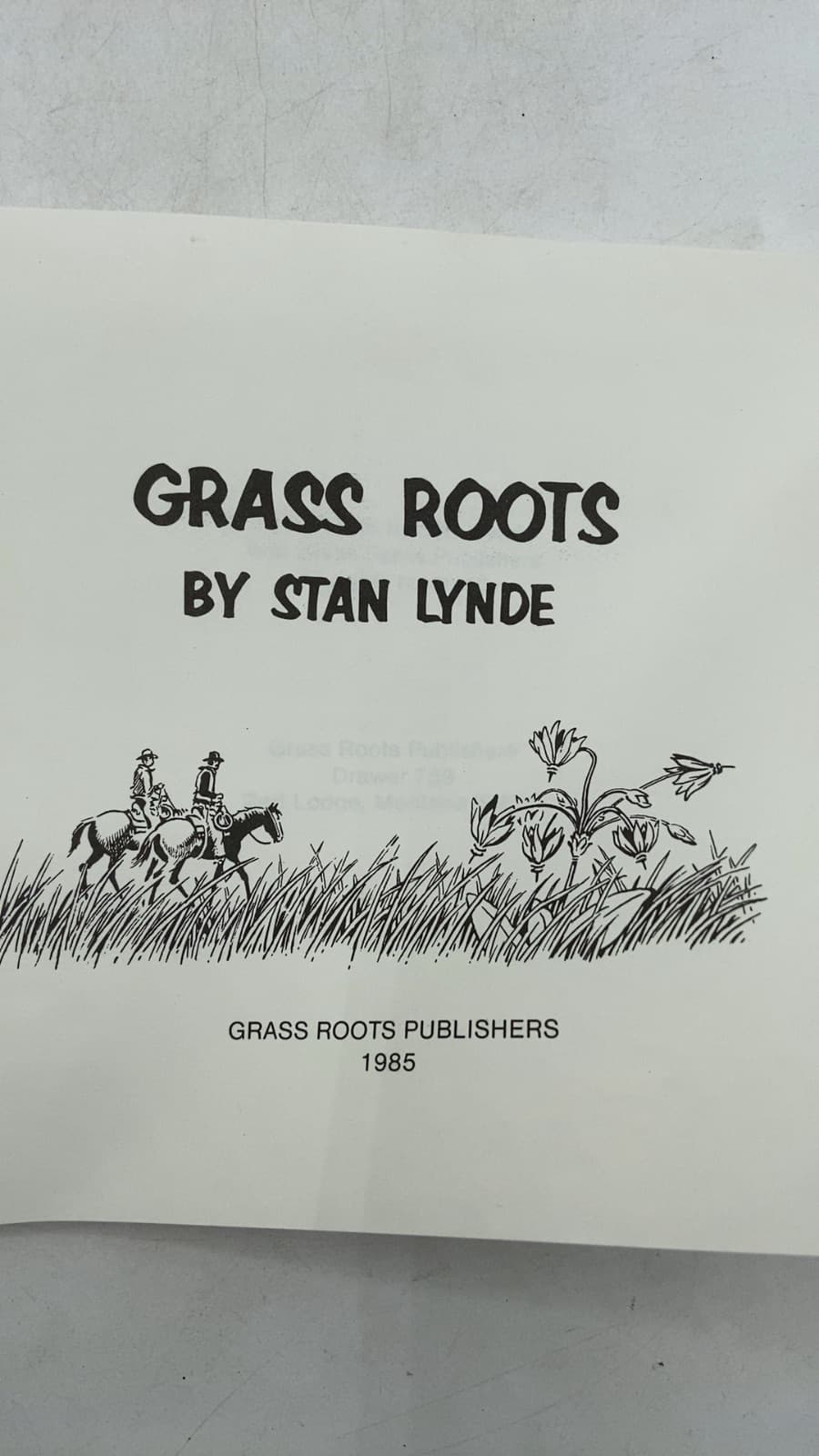 Grass Roots by Stan Lynde - title page