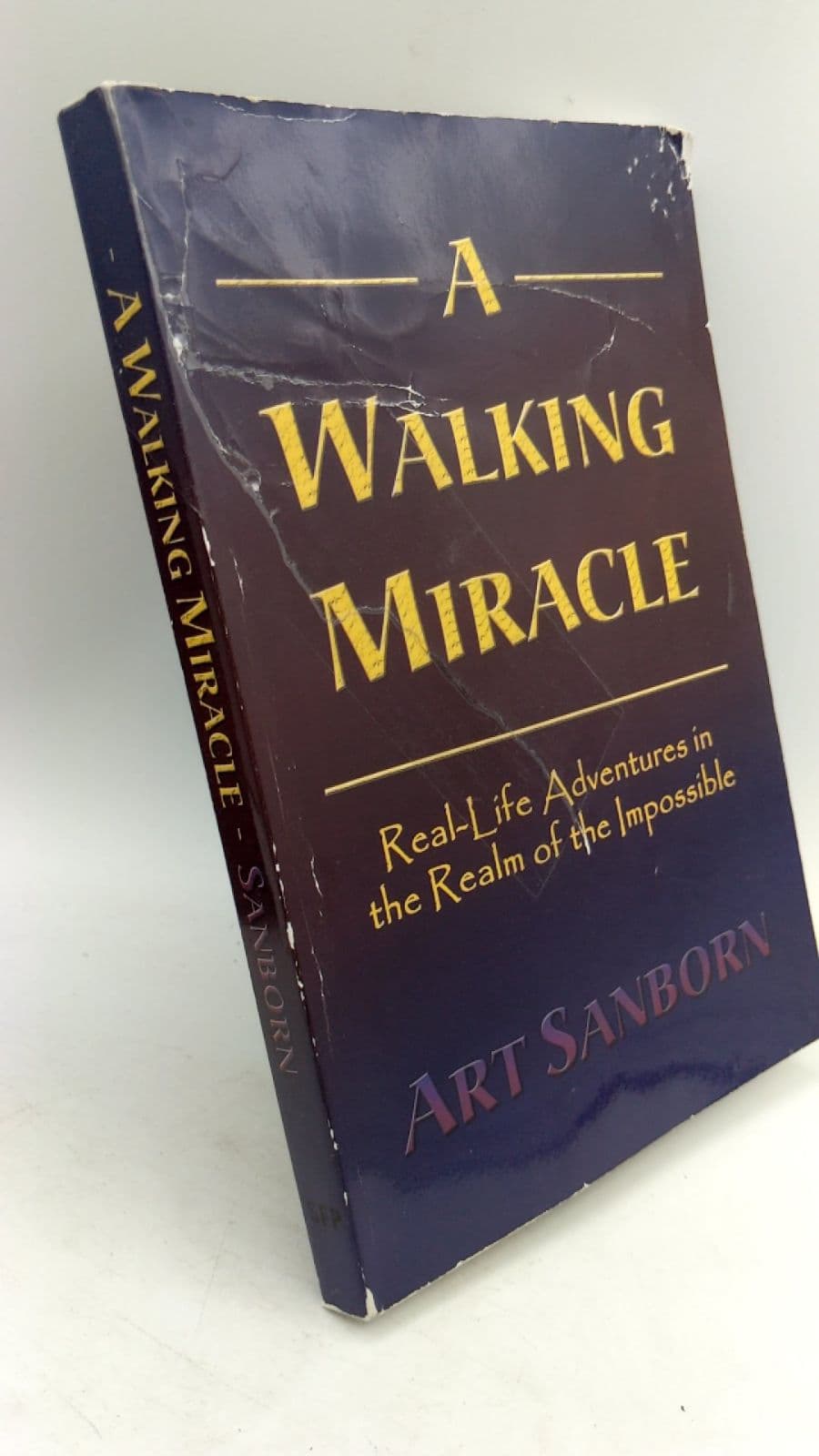 A Walking Miracle: Real-Life Adventures in the Realm of the Impossible by Art Sanborn - front cover