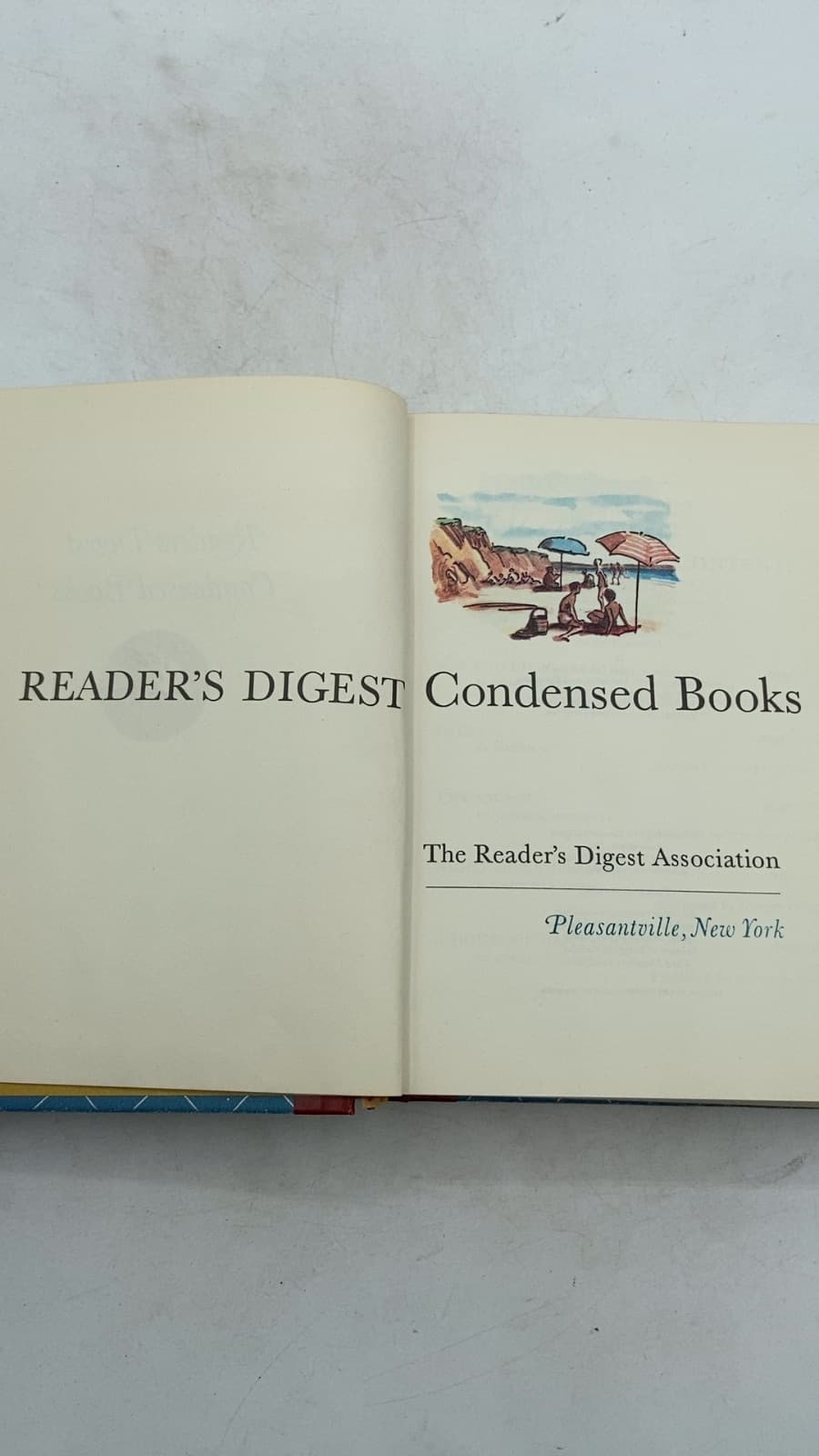 Reader's Digest Condensed Books by Richard K. Smith, Doctor X, James A. Michener, Fletcher Knebel, Rodello Hunter - title page