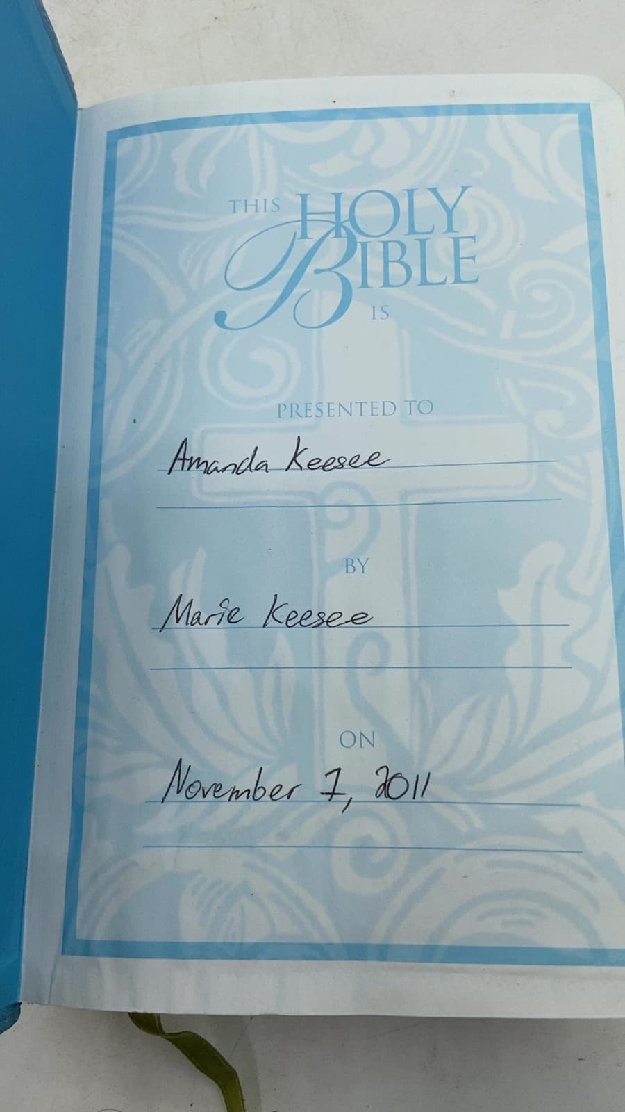 Holy Bible: New International Version - title page