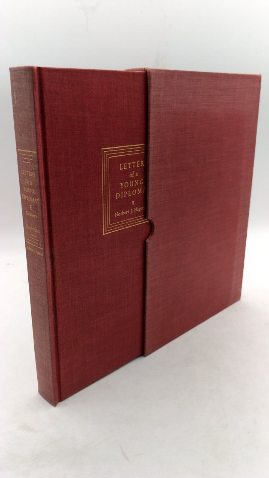 Letters of a Young Diplomat by Herbert J. Hagerman - front cover