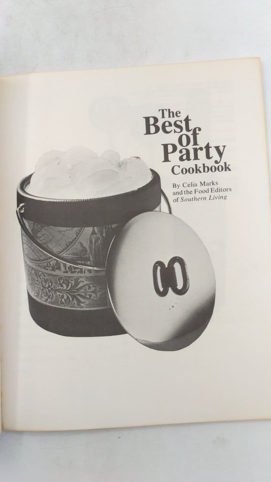 The Best of Party Cookbook by Celia Marks and the Food Editors of Southern Living - title page