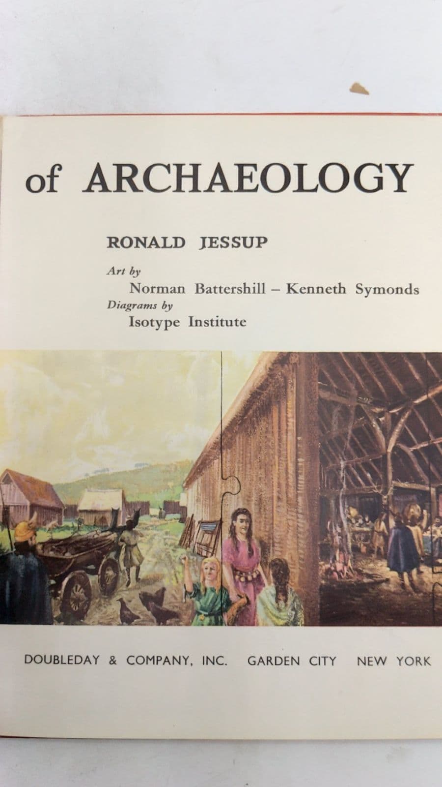 The Wonderful World of Archaeology by Ronald Jessup - title page