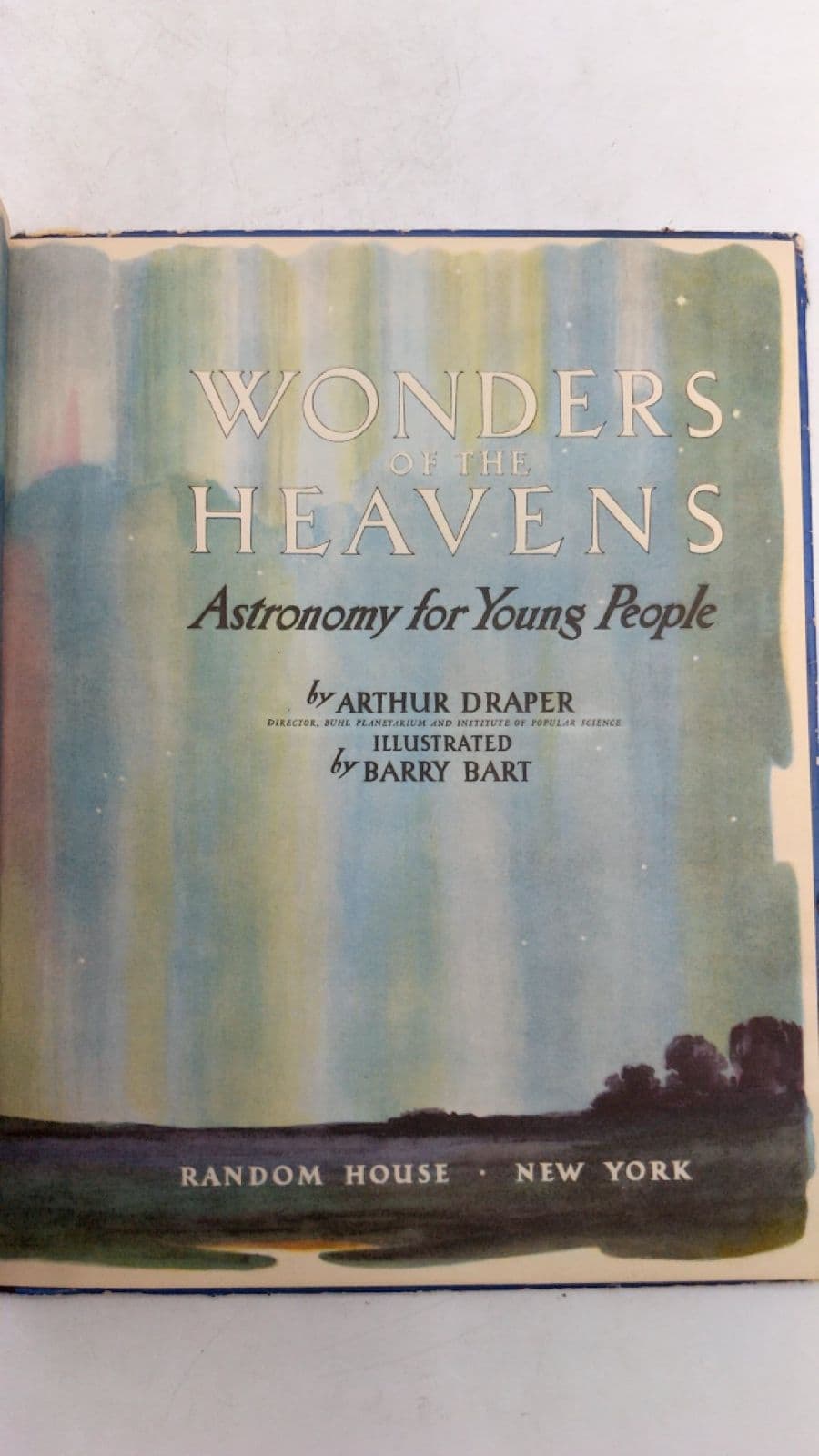 Wonders of the Heavens: Astronomy for Young People by Arthur Draper - title page