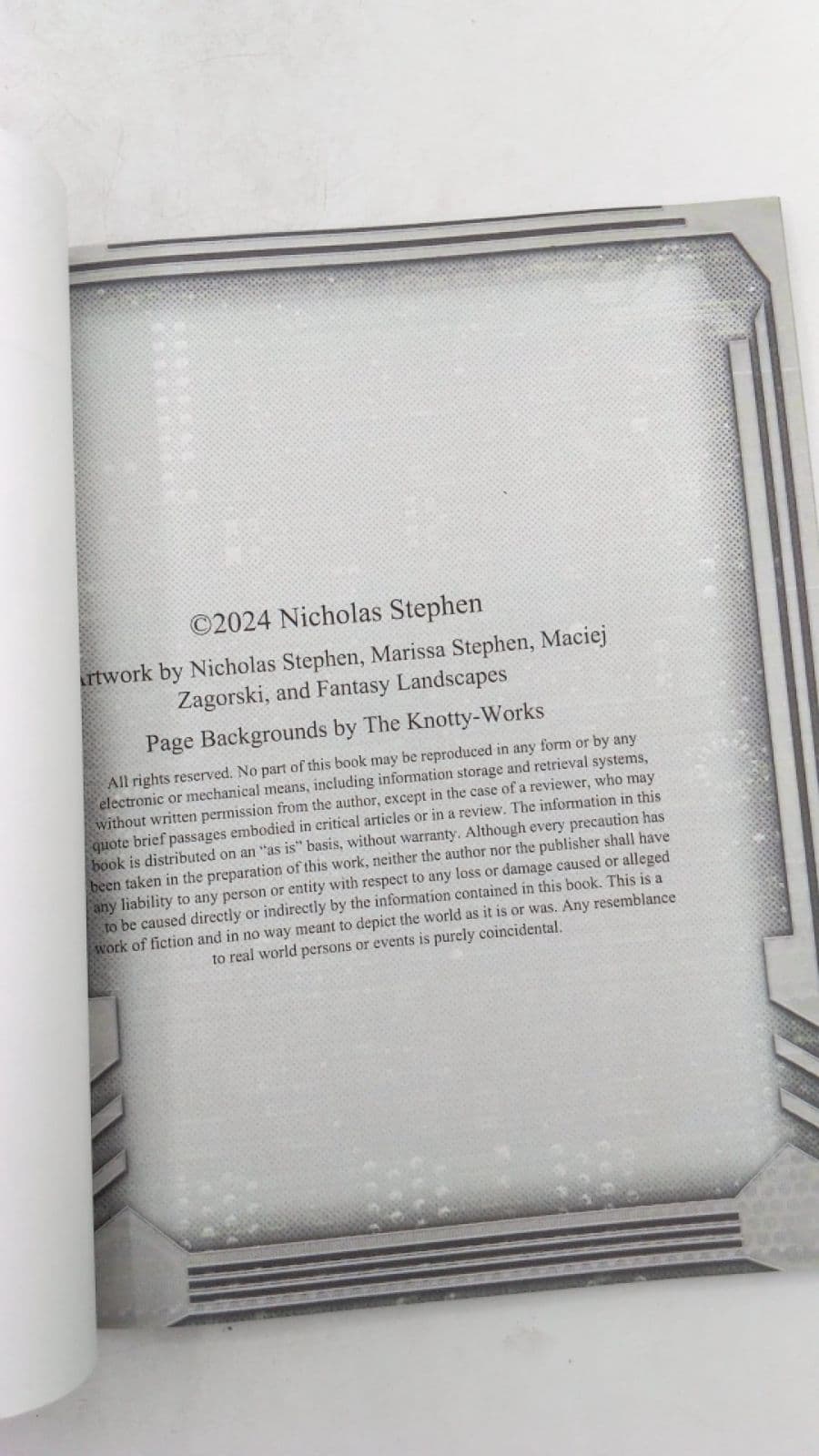 Breakworld: A Post-Apocalyptic Role-Play Game by Nicholas Stephen - title page