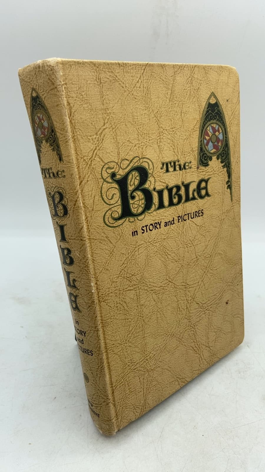 The Bible In Story and Pictures by Harold Begbie - front cover