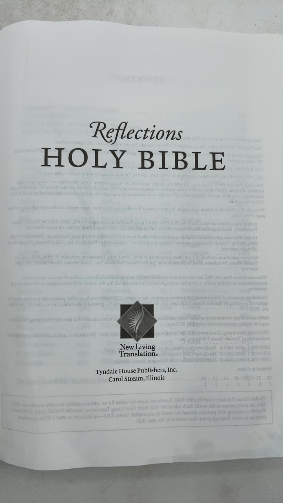 Reflections Holy Bible - additional view