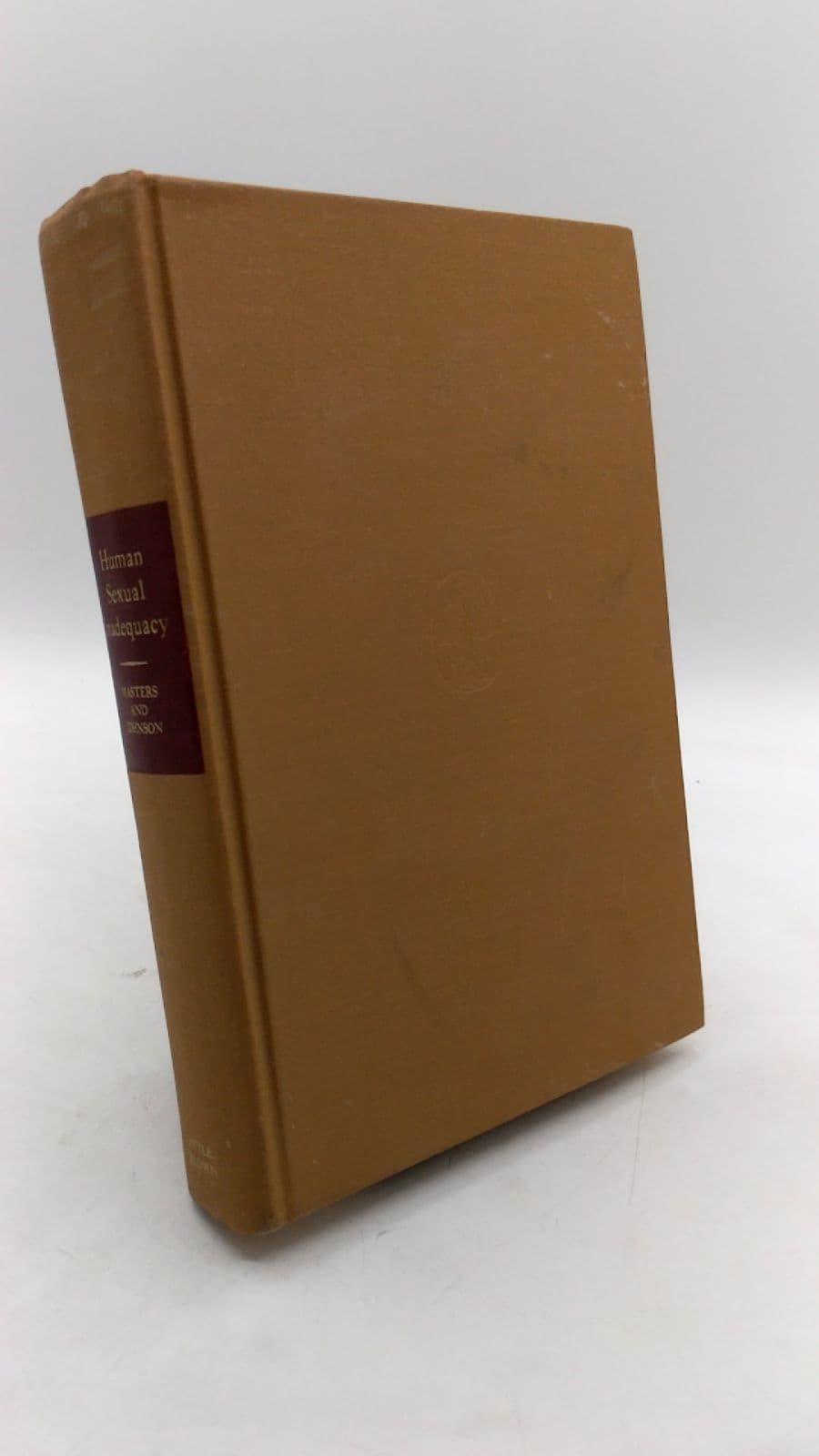 Human Sexual Inadequacy by William H. Masters and Virginia E. Johnson - front cover