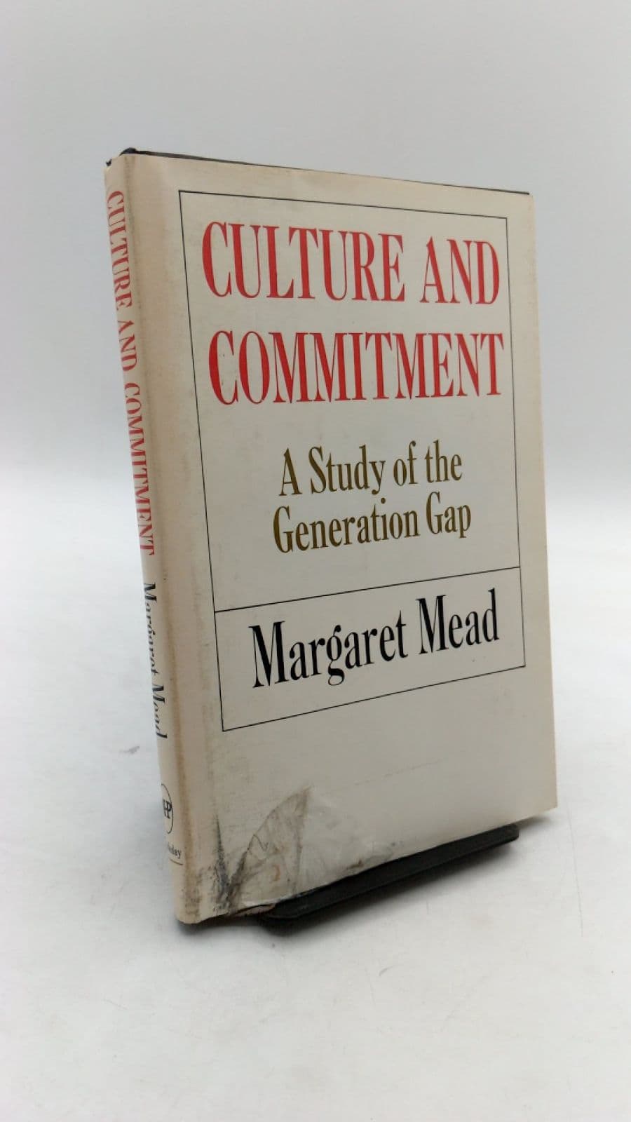 CULTURE AND COMMITMENT: A Study of the Generation Gap by Margaret Mead - front cover