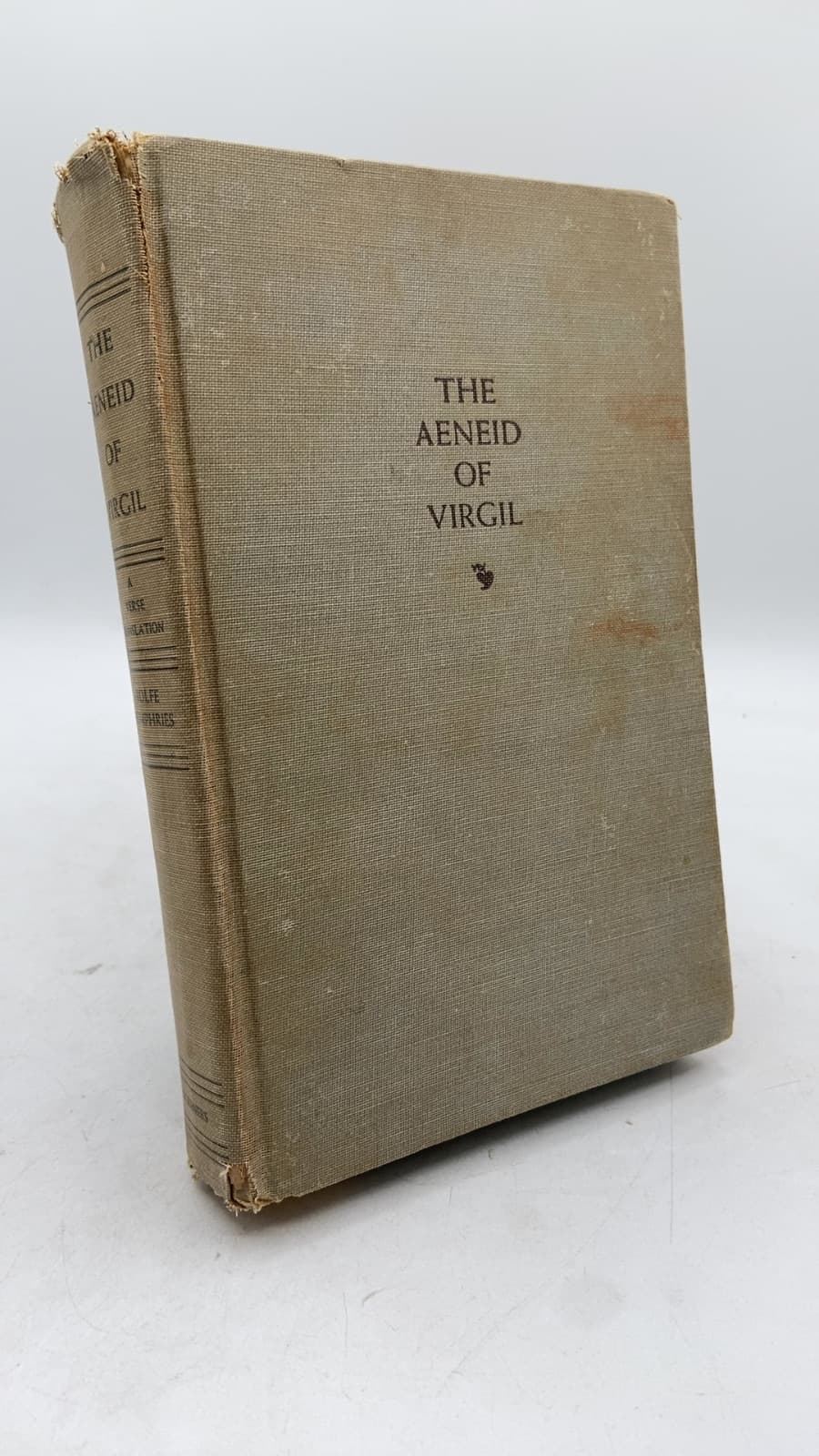 The Aeneid of Virgil: A Verse Translation by Virgil (Translated by Rolfe Humphries) - front cover