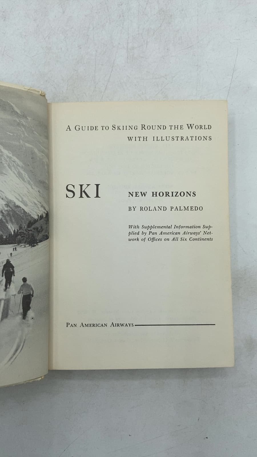 Ski New Horizons by Roland Palmedo - title page
