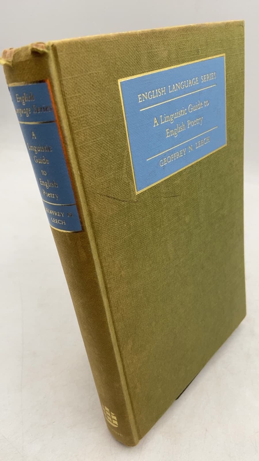 A Linguistic Guide to English Poetry by Geoffrey N. Leech - front cover