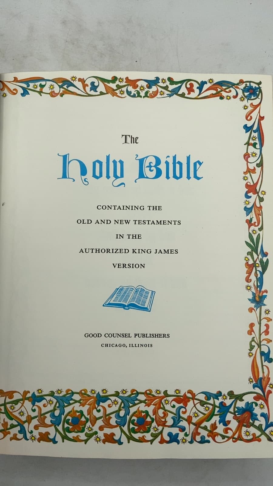 The Holy Bible - title page