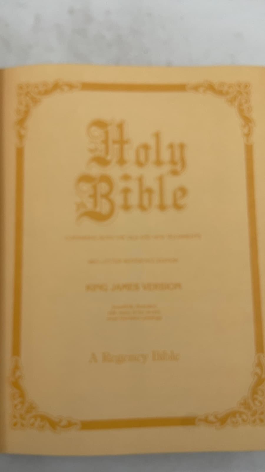 Holy Bible: King James Version - title page