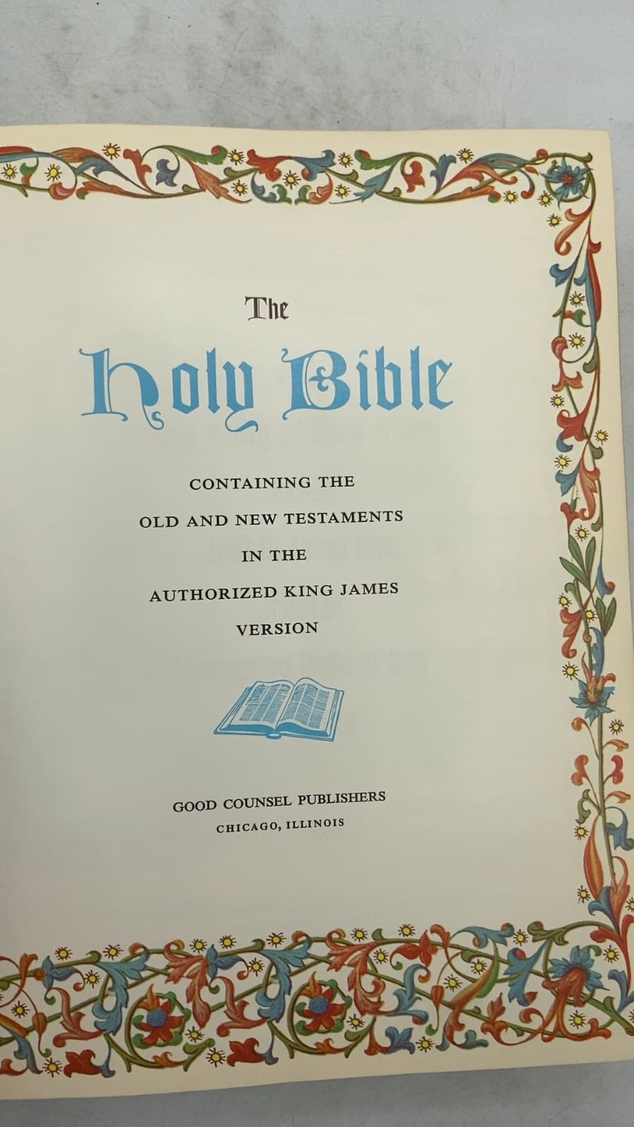 Holy Bible - title page