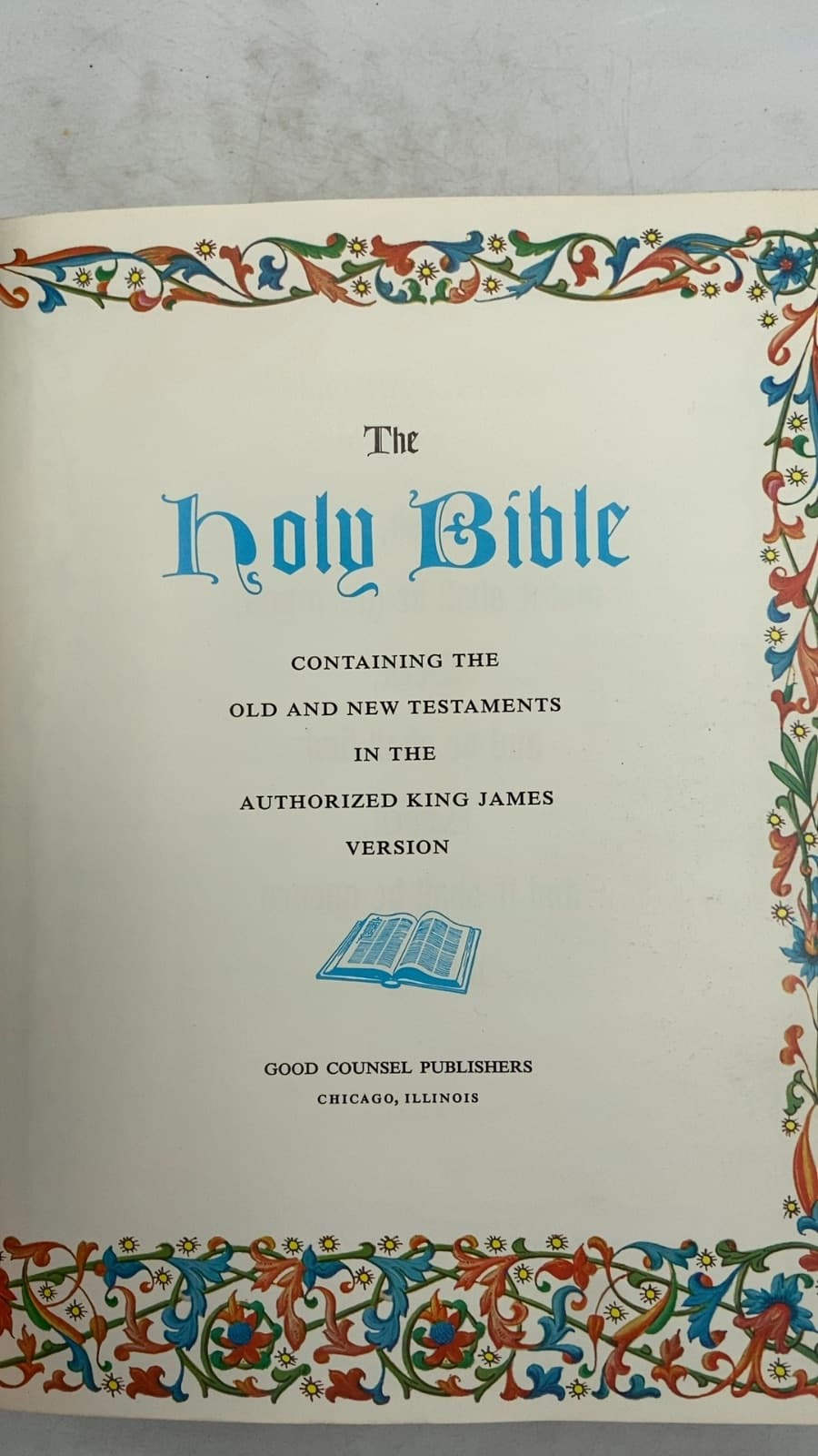 The Holy Bible - title page