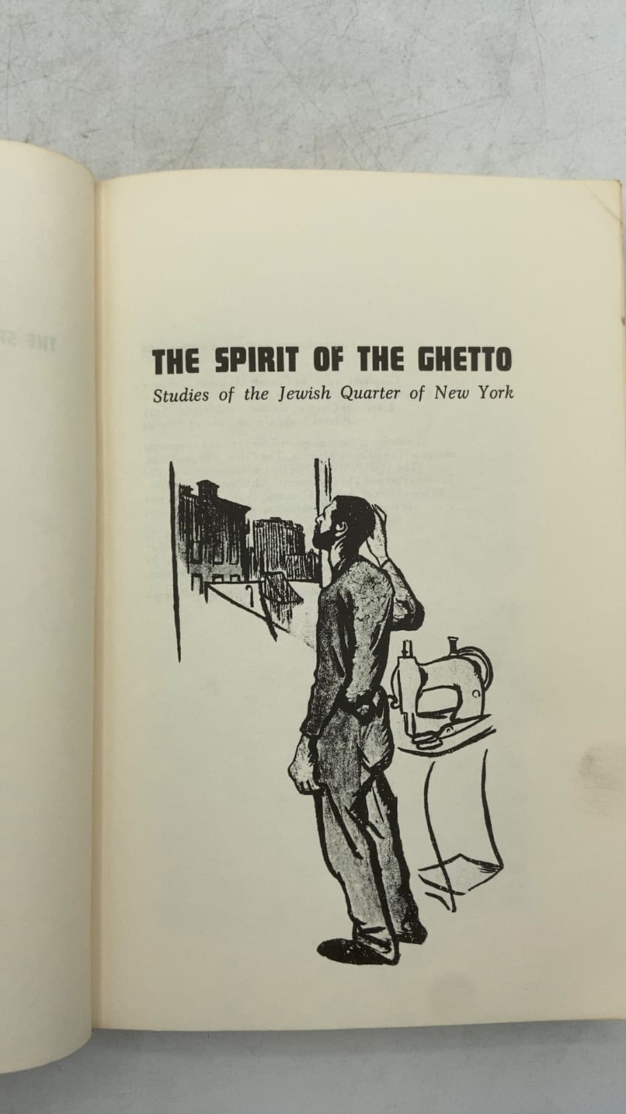 The Spirit of the Ghetto: Studies of the Jewish Quarter of New York by Hutchins Hapgood - title page