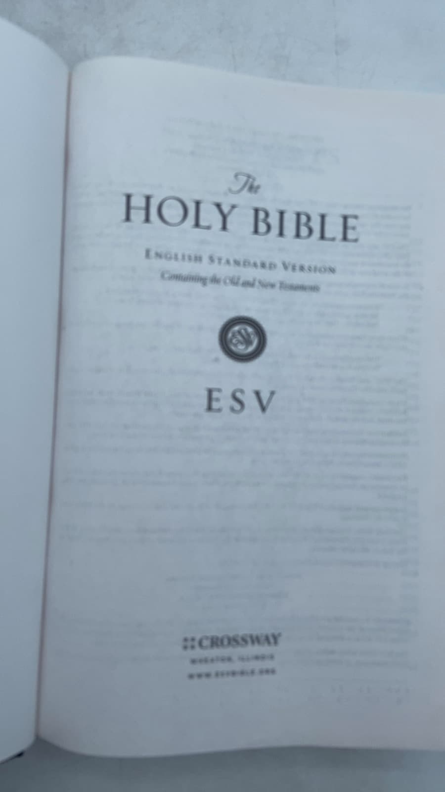 The Holy Bible: English Standard Version - title page