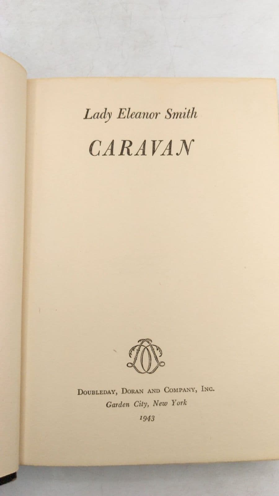 Caravan by Lady Eleanor Smith - title page