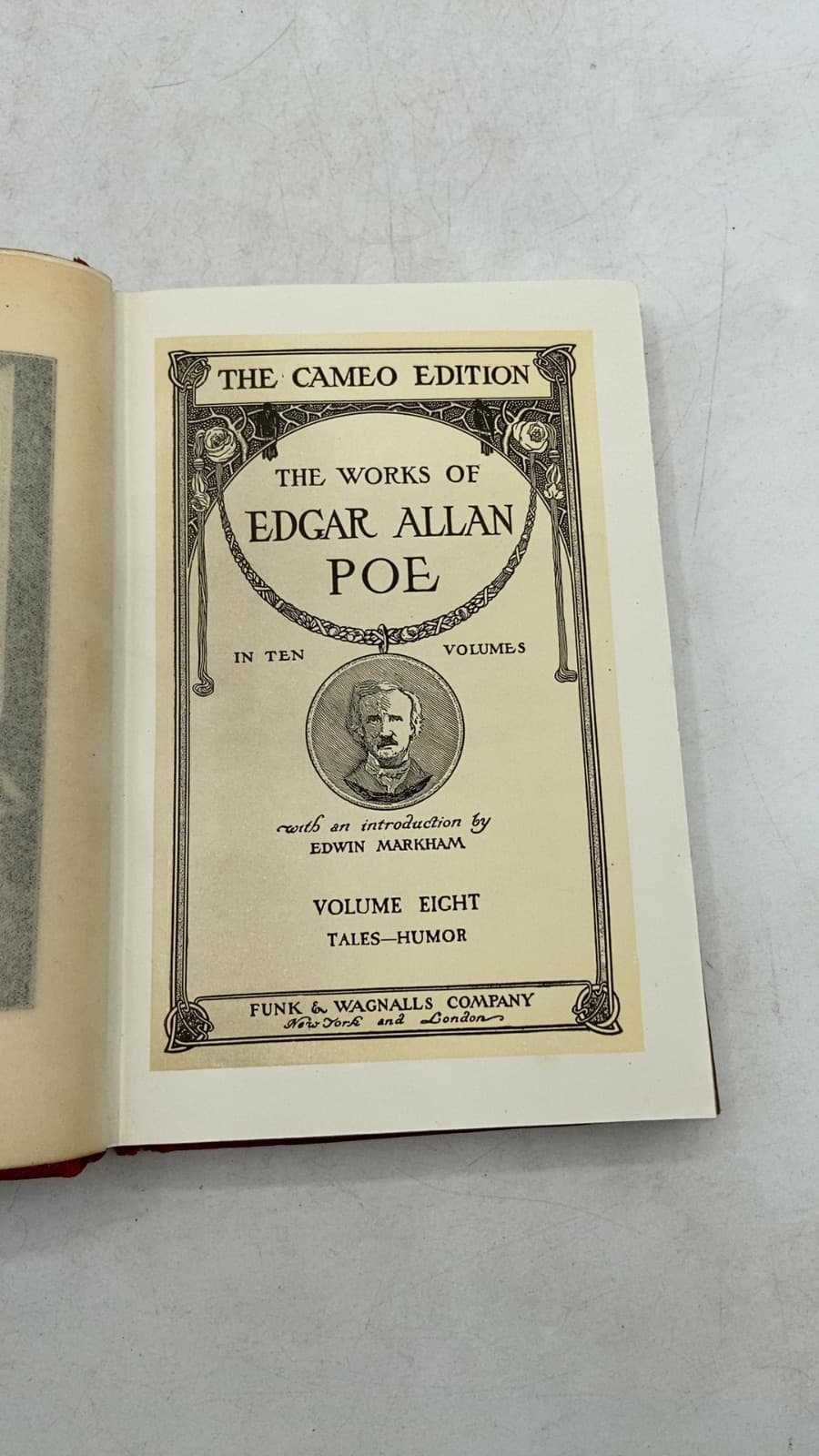 The Works of Edgar Allan Poe, Volume Eight: Tales—Humor by Edgar Allan Poe - title page