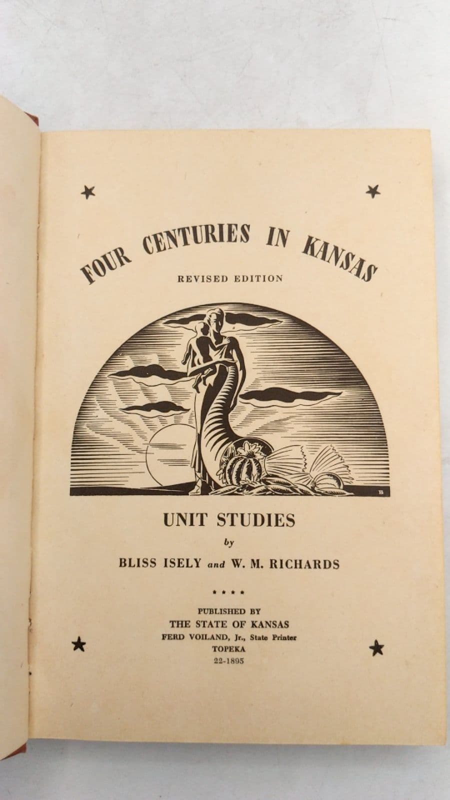 Four Centuries in Kansas by Bliss Isely and W. M. Richards - title page