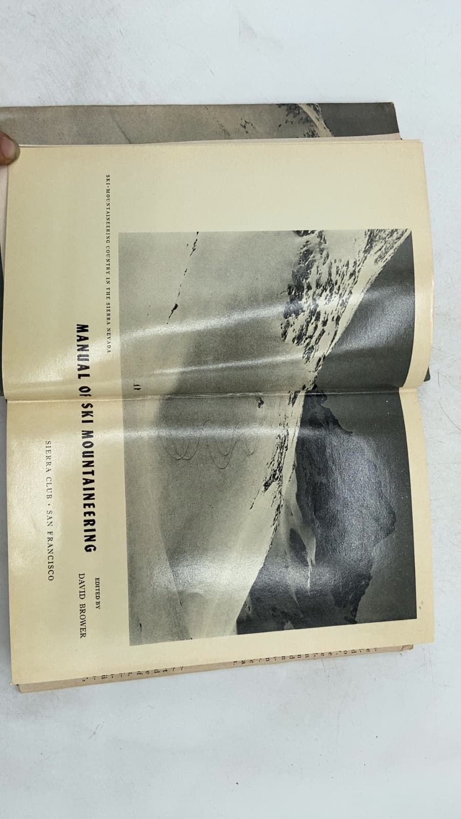 Manual of Ski Mountaineering by Edited by David Brower - title page