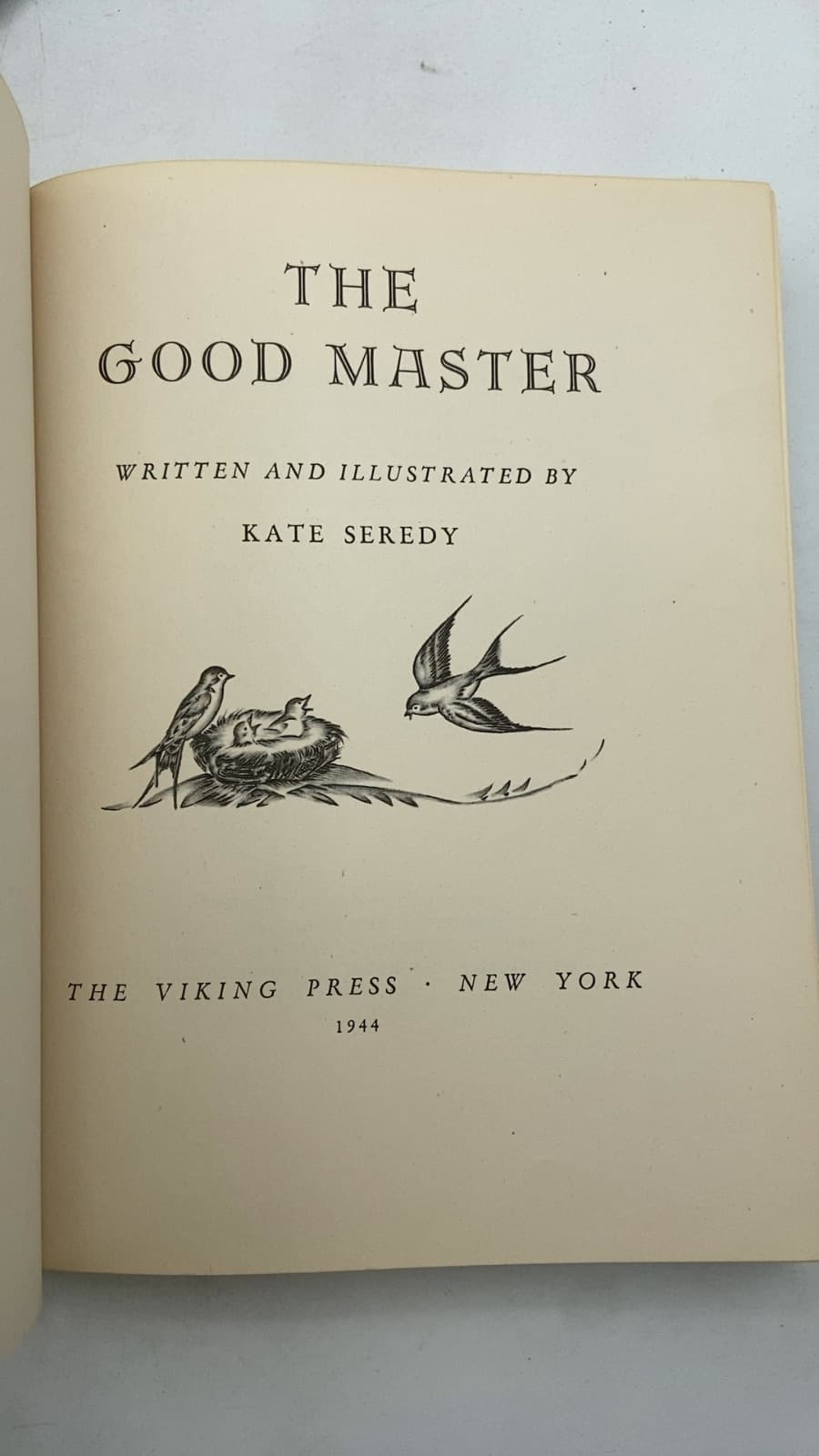 THE Good Master by Kate Seredy - title page