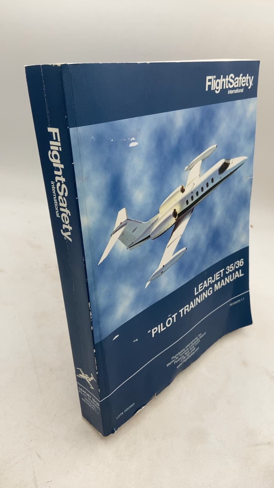 Learjet 35/36 Pilot Training Manual - front cover