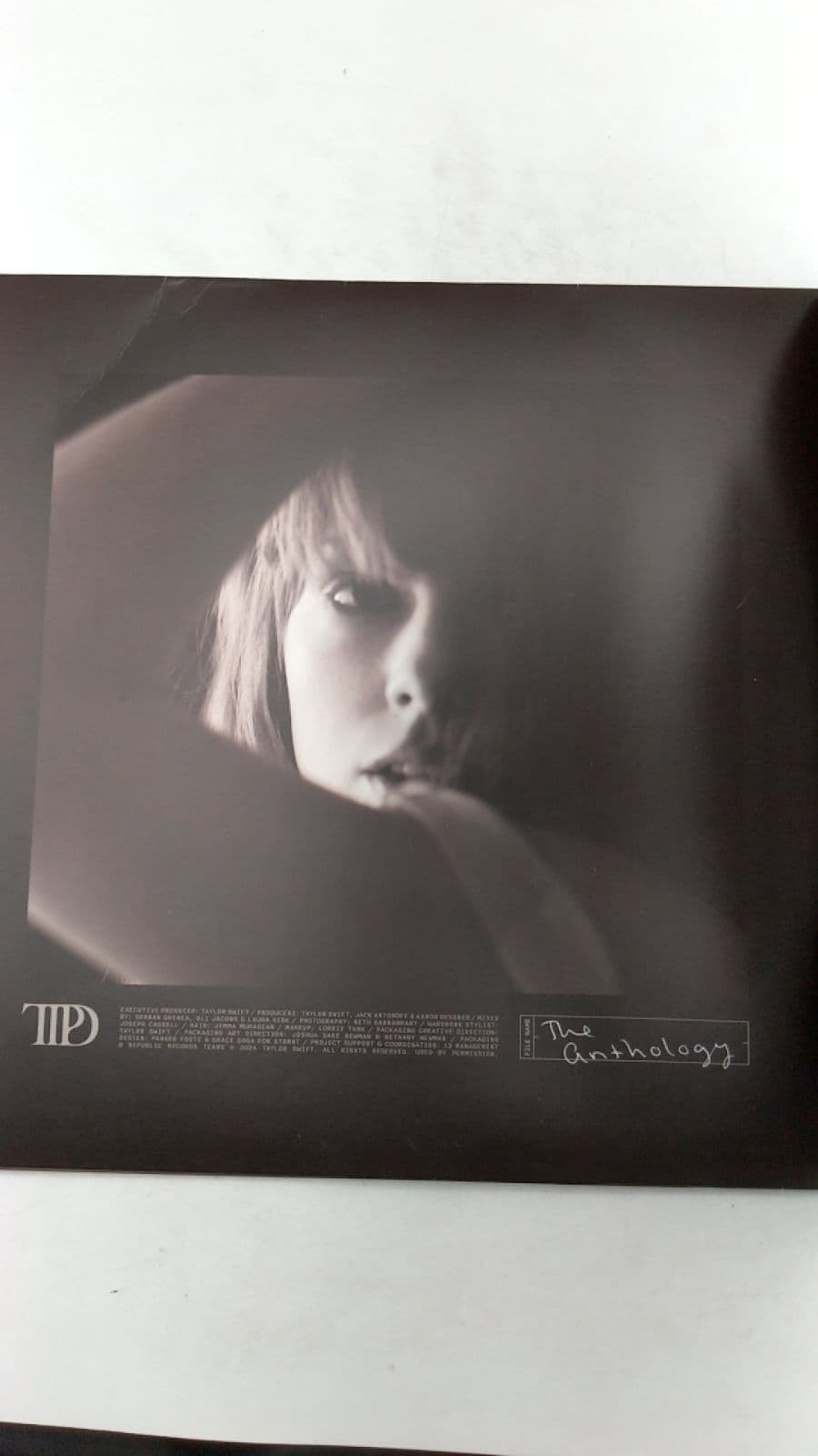 The Tortured Poet's Department: The Anthology by Taylor Swift - title page