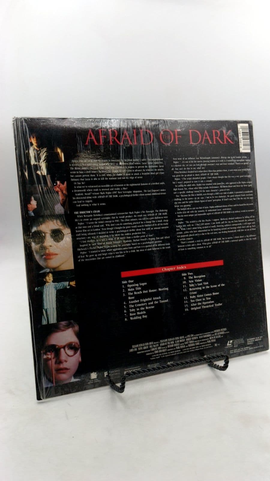 Afraid of the Dark by Mark Peploe - title page
