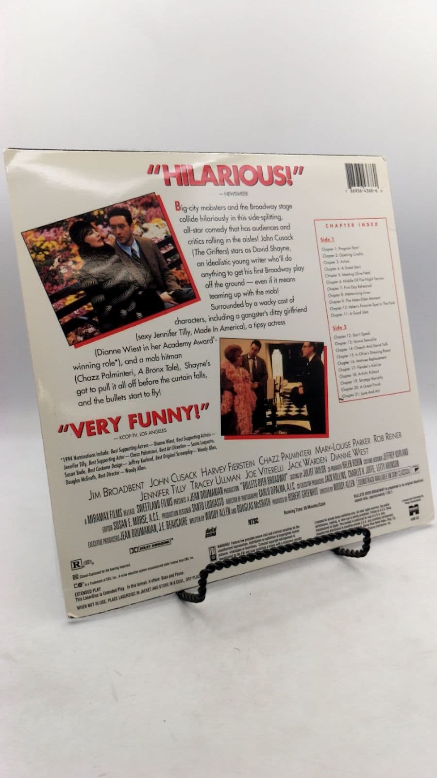 Bullets Over Broadway by Woody Allen - title page