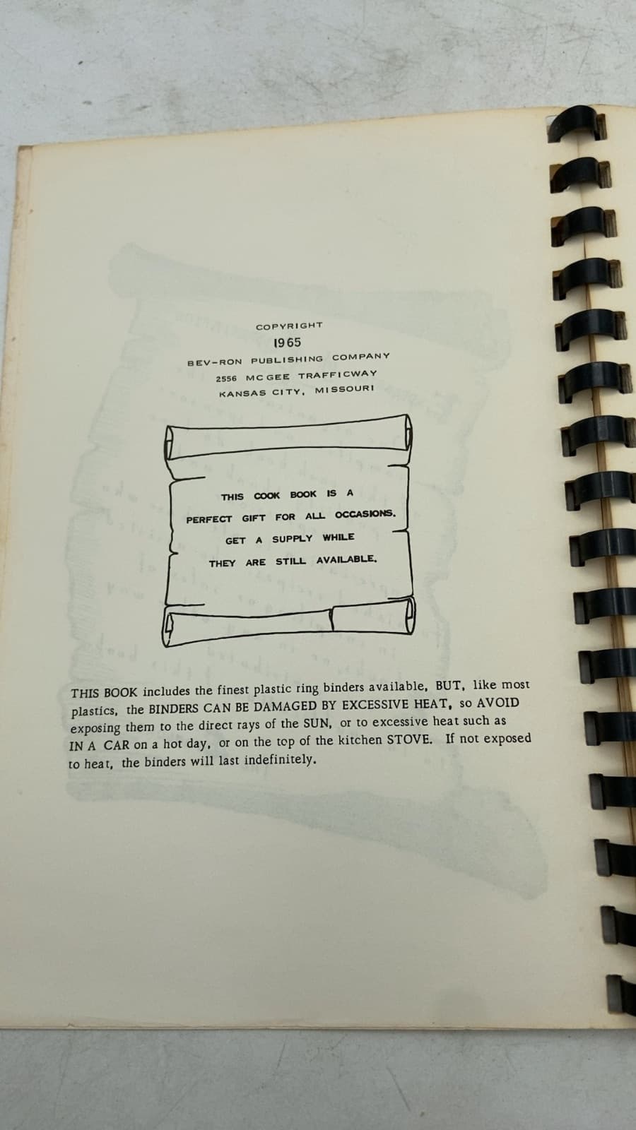 Cook Book by St. Mark's Catholic Church - title page