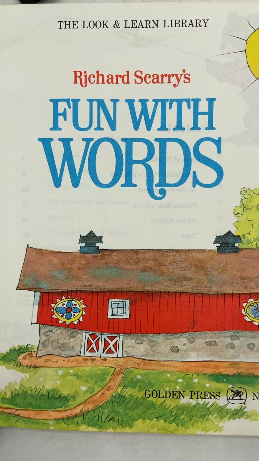 Richard Scarry's Fun with Words by Richard Scarry - title page