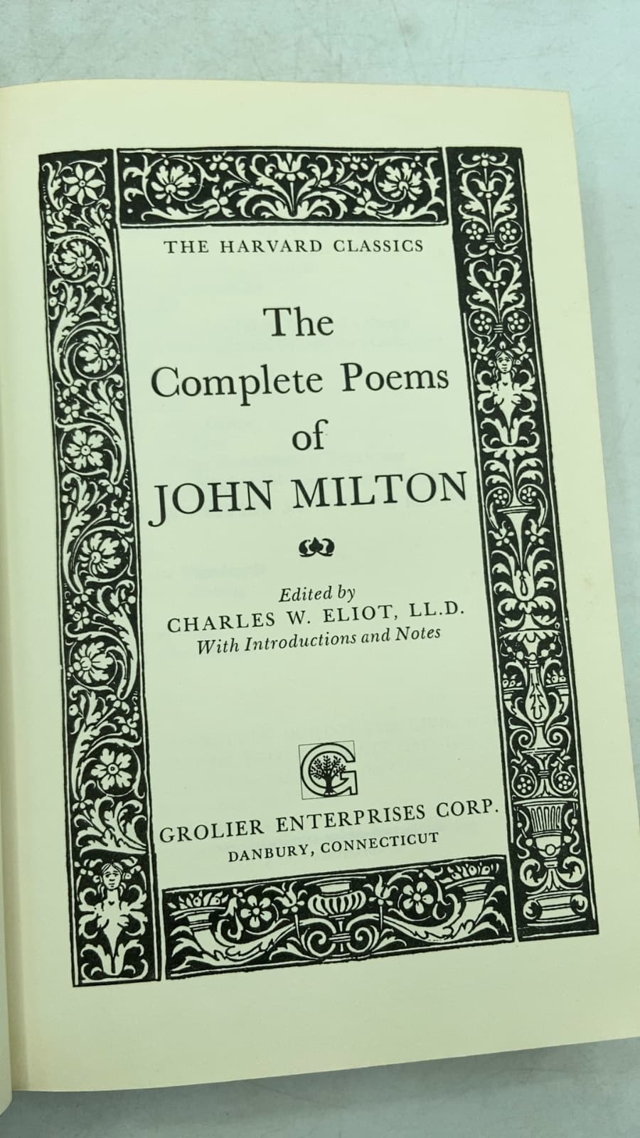 The Complete Poems of John Milton by John Milton - title page