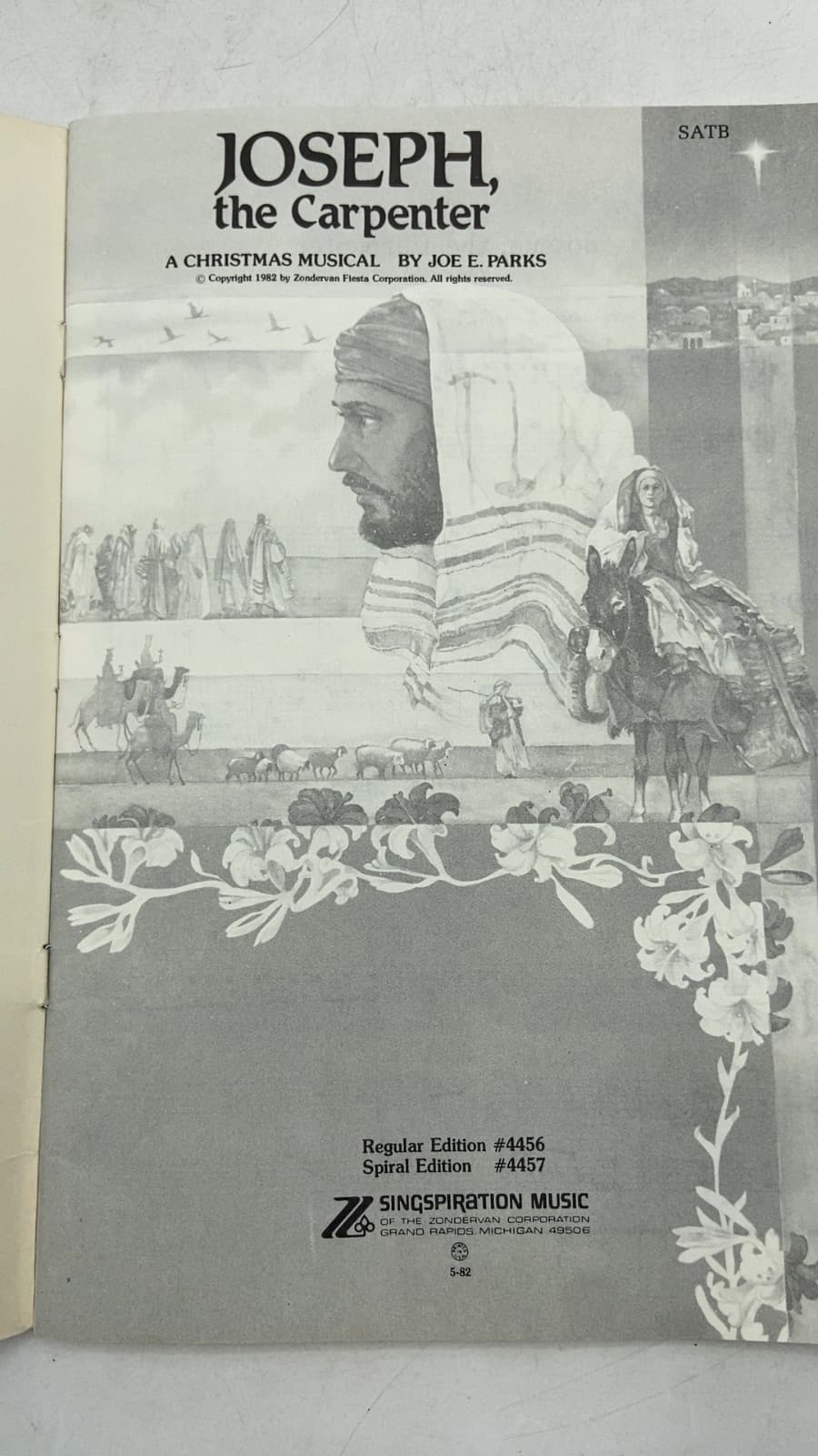 JOSEPH, the Carpenter by Joe E. Parks - title page