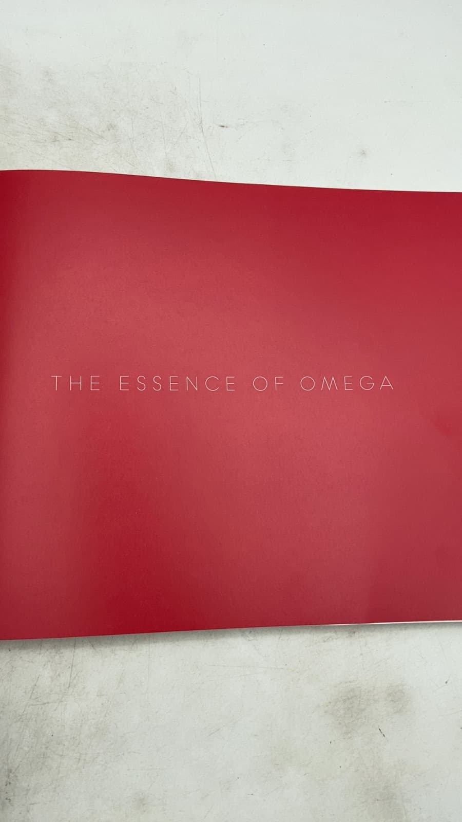 The Essence of Omega by Raynald Aeschlimann (Preface) - title page