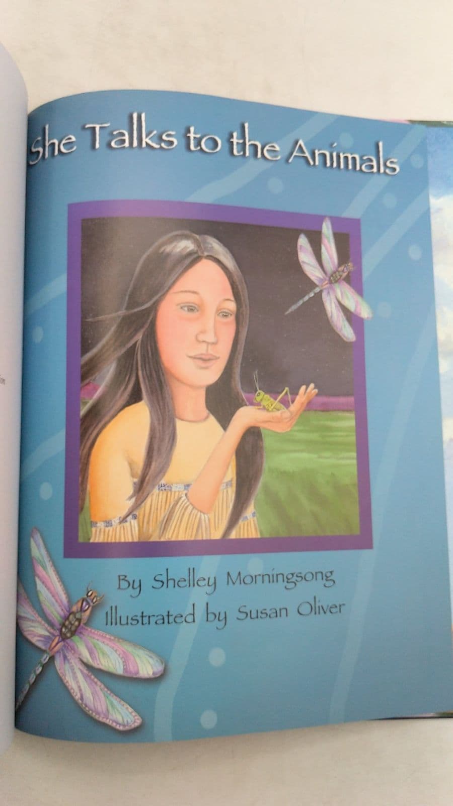 She Talks to the Animals by Shelley Morningsong - title page