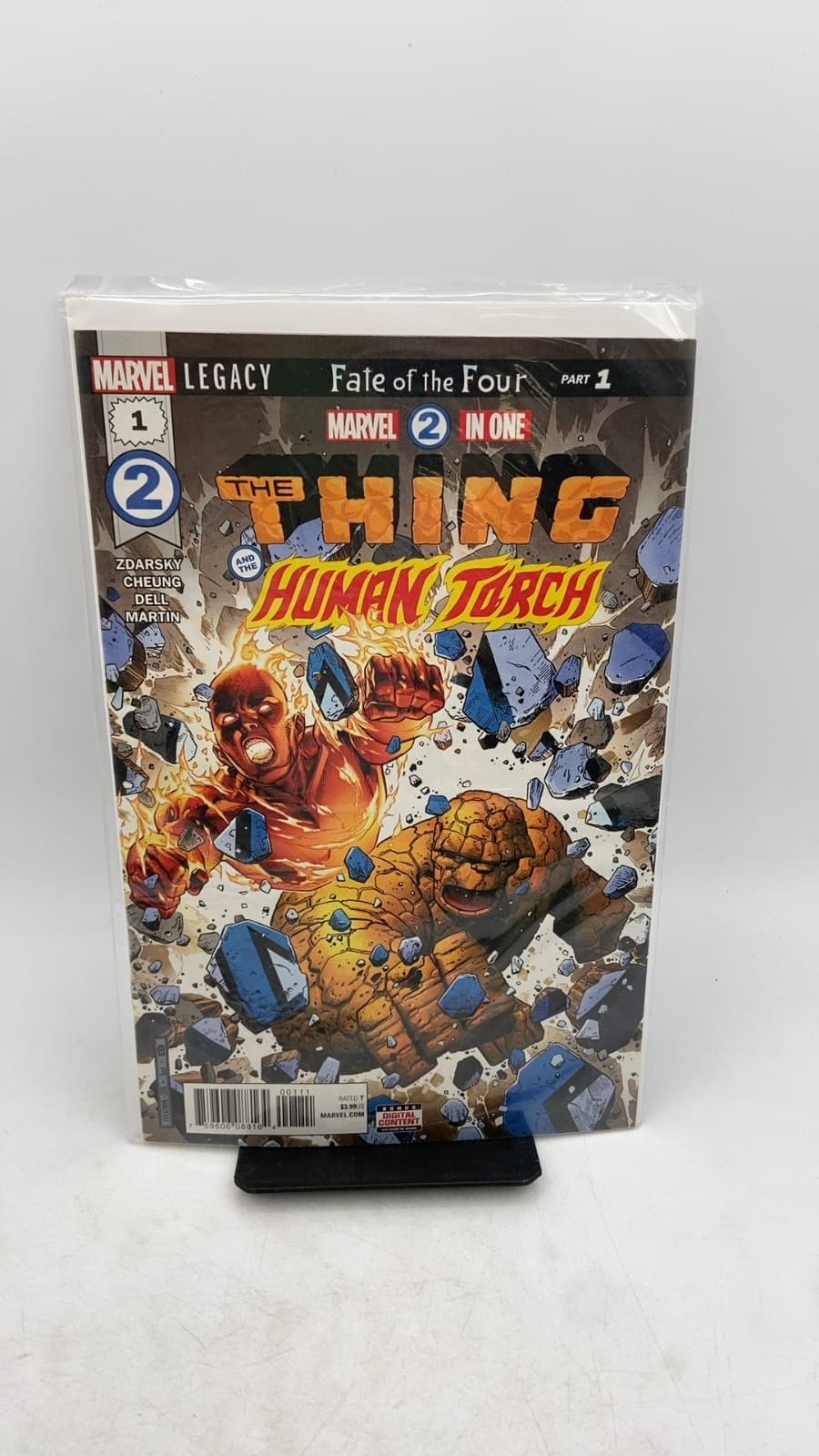 Marvel 2 in One: The Thing and The Human Torch by Chip Zdarsky, Jim Cheung, John Dell, Frank Martin - front cover