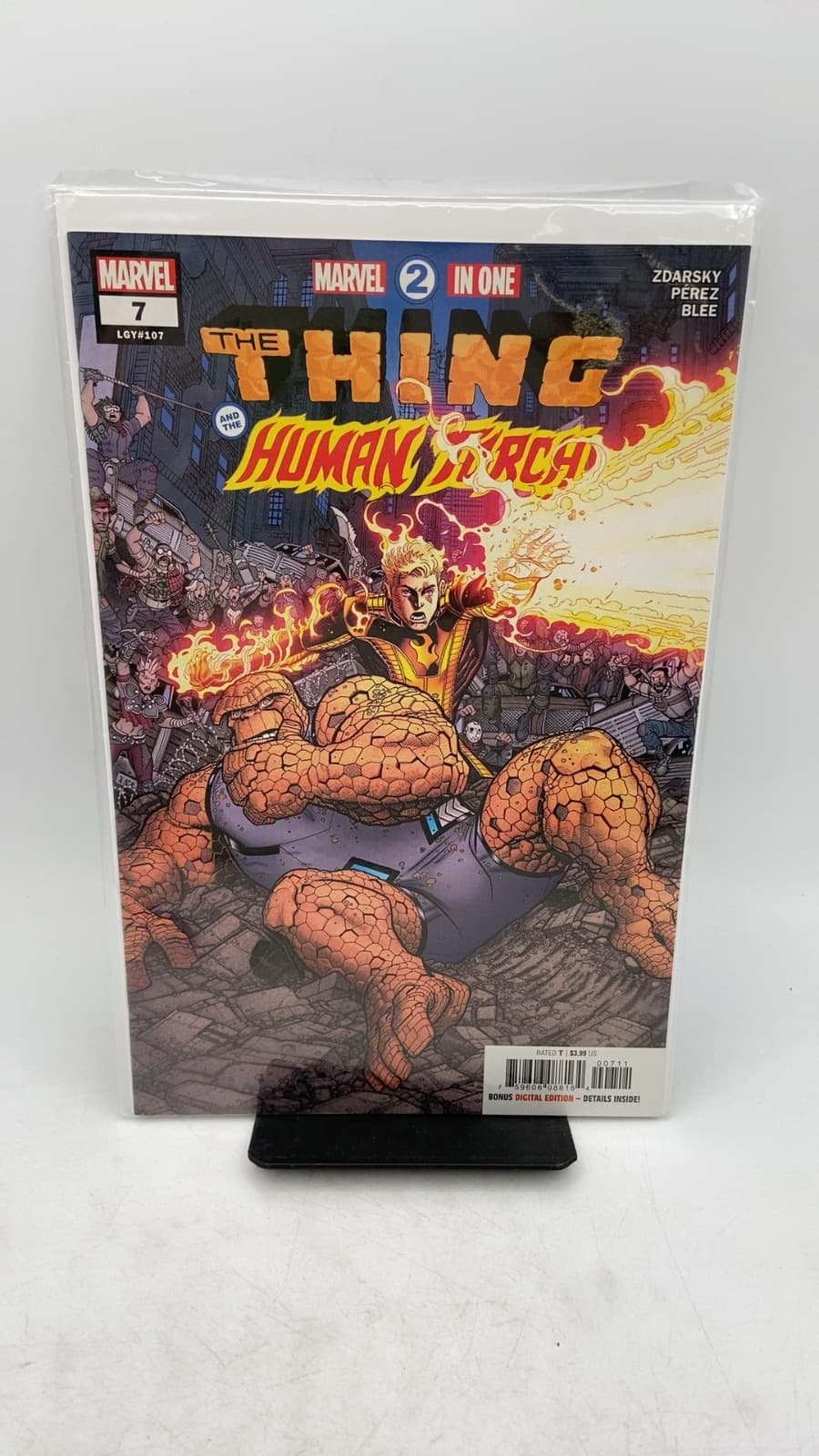 The Thing and the Human Torch by Chip Zdarsky, Ramón K. Pérez, Federico Blee - front cover