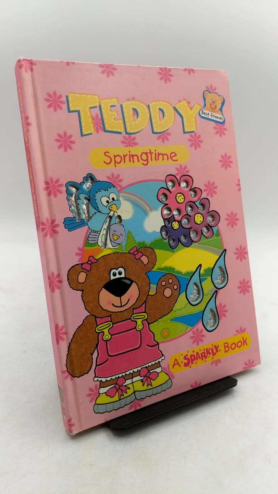 Teddy Springtime: A Sparkly Book - front cover