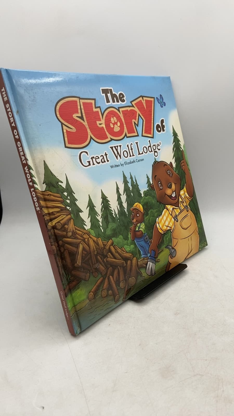 The Story of Great Wolf Lodge by Elizabeth Carson - front cover